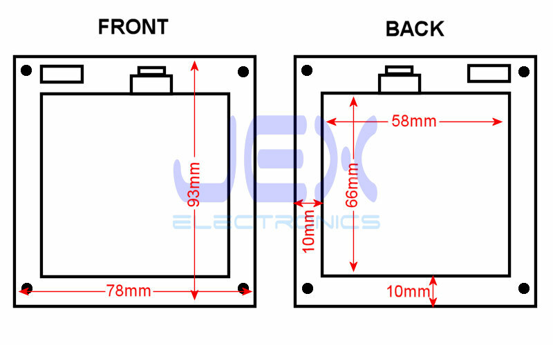 Four/4X AA DIY Panel Mount Battery Holder Case Box 6V With Power Switch & Wire