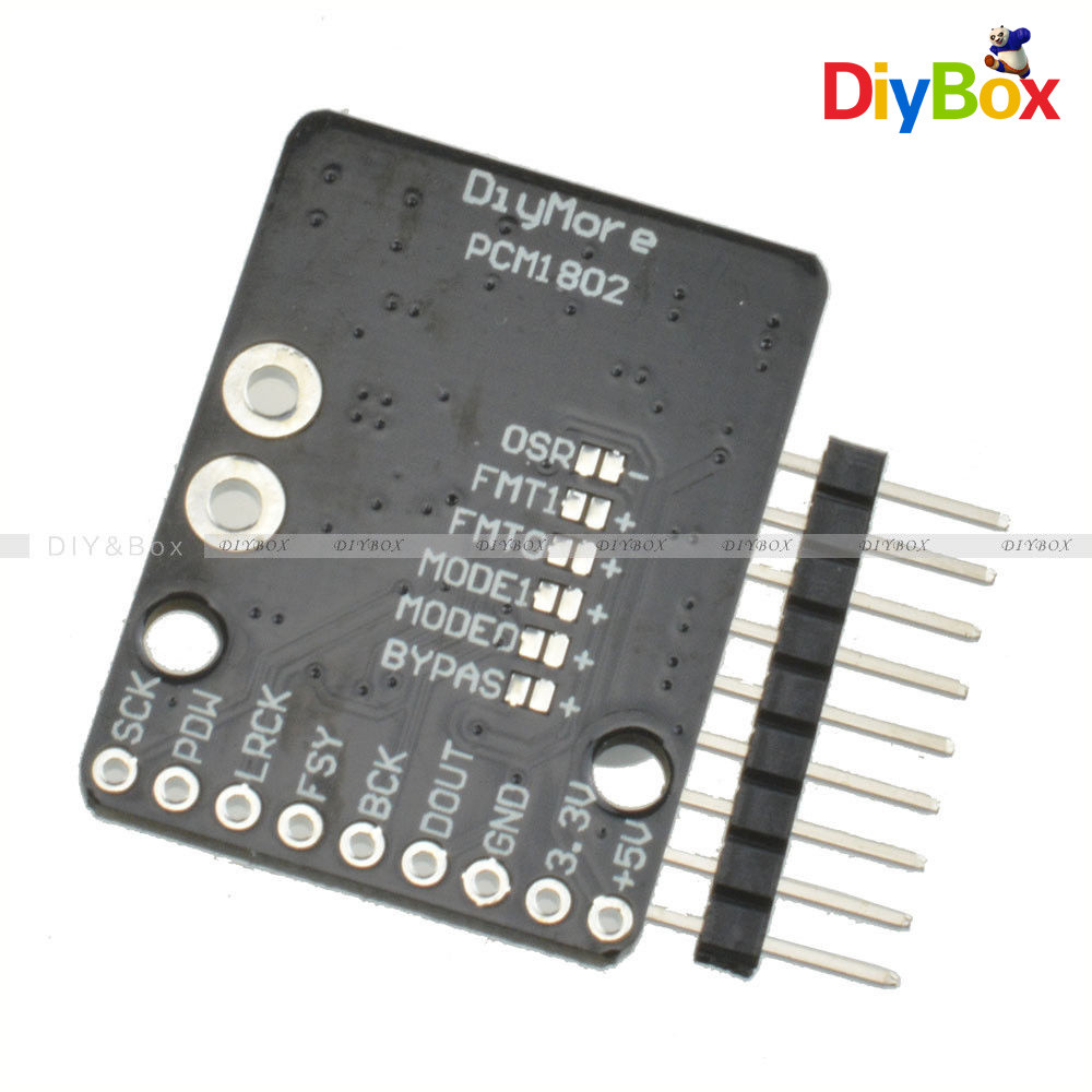 PCM1802 Audio Stereo A/D Converter ADC Decoder 24bit Amplifier Player Board