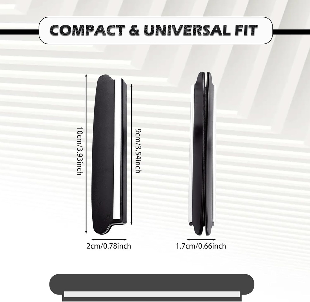 Professional Knife Sharpening Angle Guide for Whetstone – 2 Pack, Non-Slip Ceram