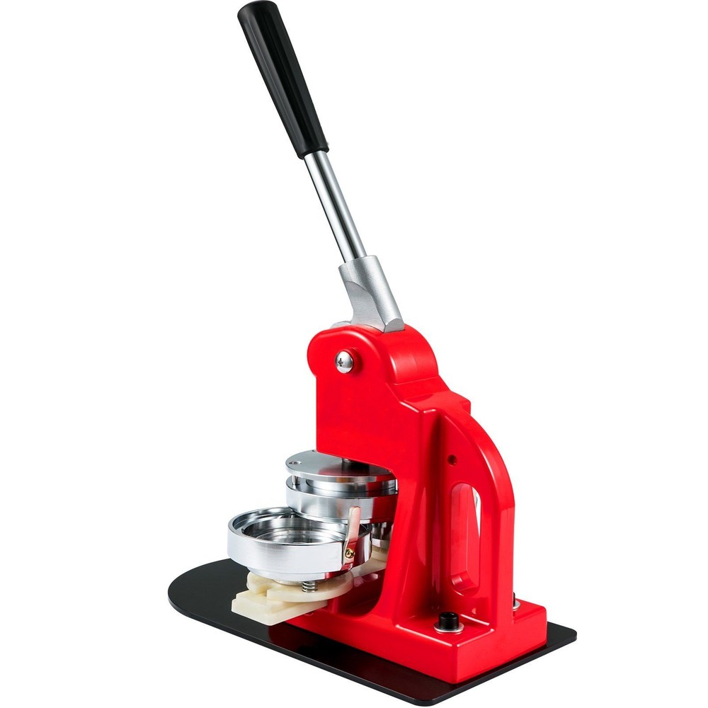 3\" 75mm Button Maker Machine with 500-Piece Press Kit for Badge Pins
