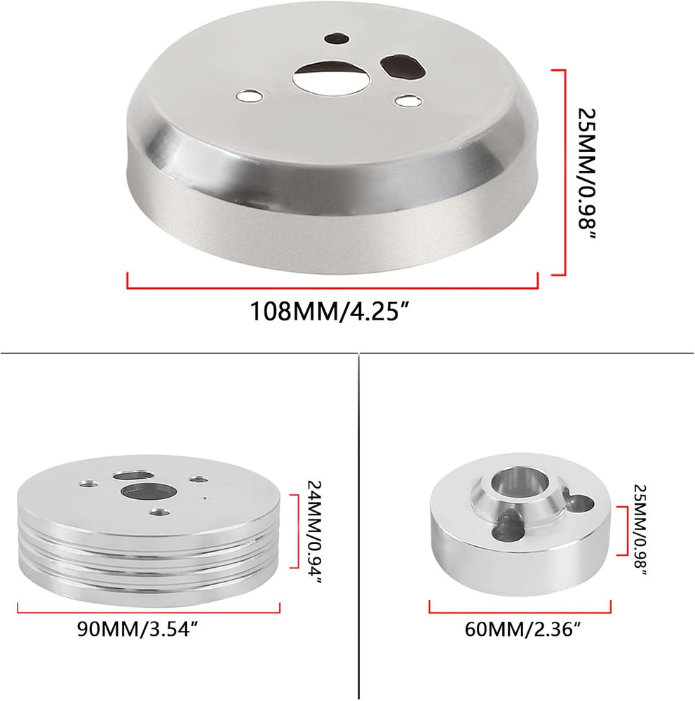 5 & 6 Hole Billet Steering Wheel Hub Adapter