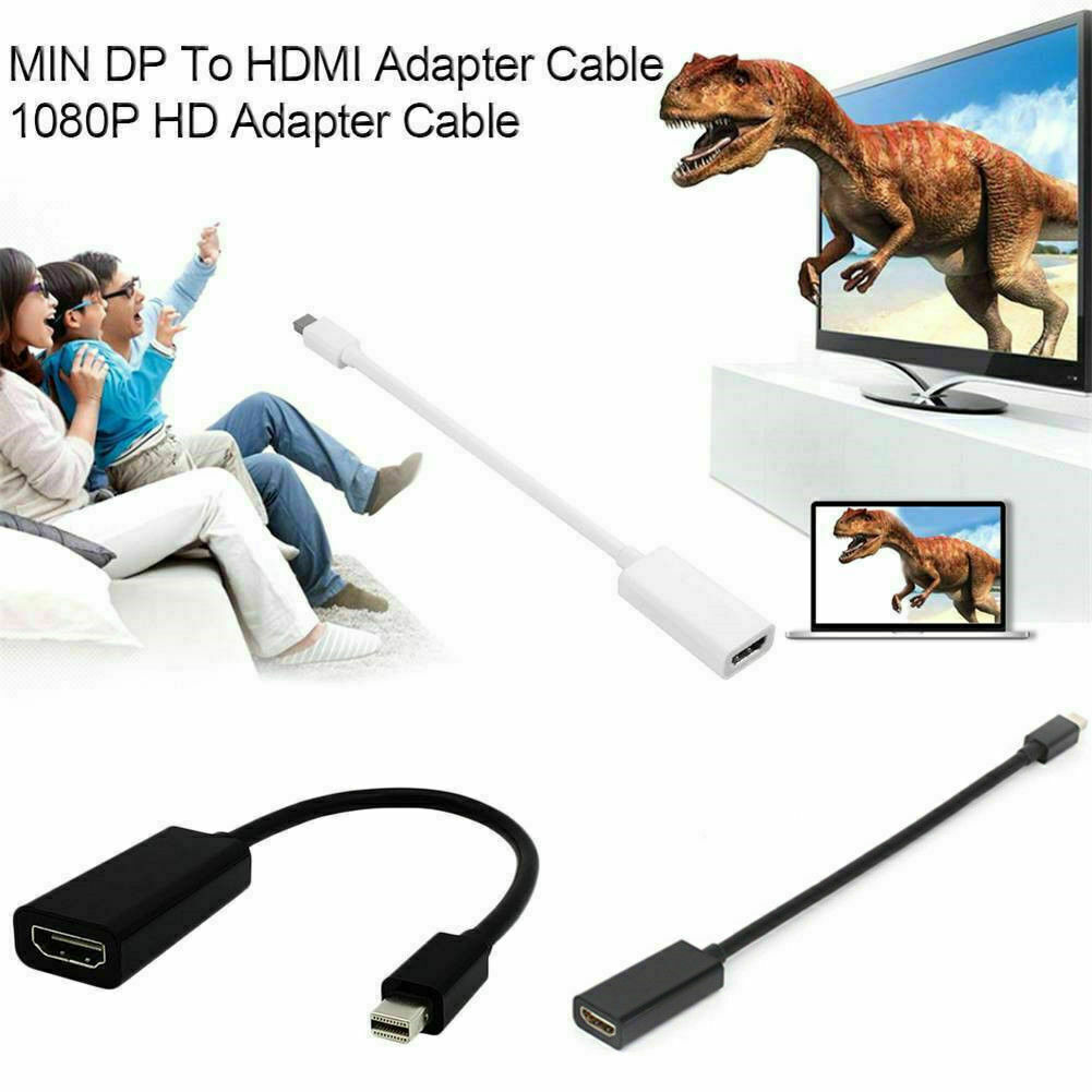 Mini DisplayPort Thunderbolt To HDMI Adapter For Microsoft Surface Pro 2 3 4 BLK