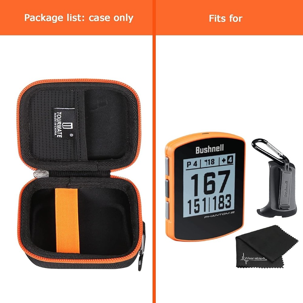 Golf GPS Storage Case Compatible for Bushnell Phantom 2 GPS Rangefinder with BIT