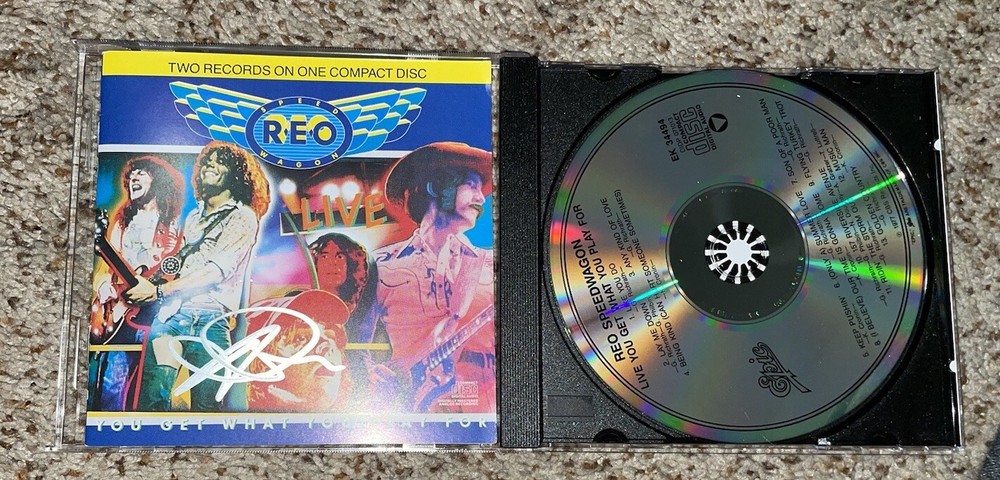 Kevin Cronin Signed CD REO Speedwagon Proof