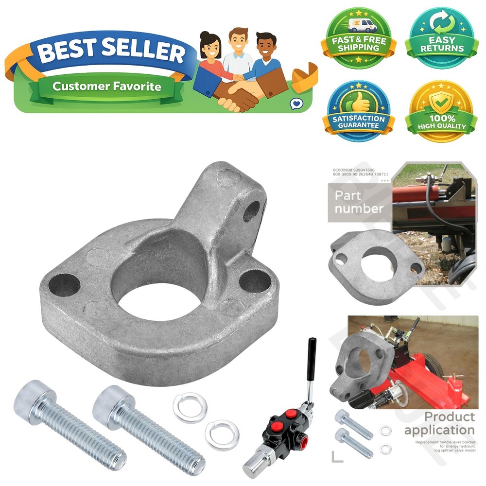 Stainless Steel Handle Mounting Bracket for Hydraulic Log Splitters & Chippers