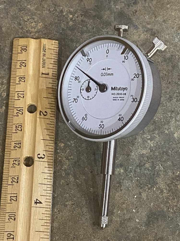 Mitutoyo Dial Indicator 2050-08 Shock Proof