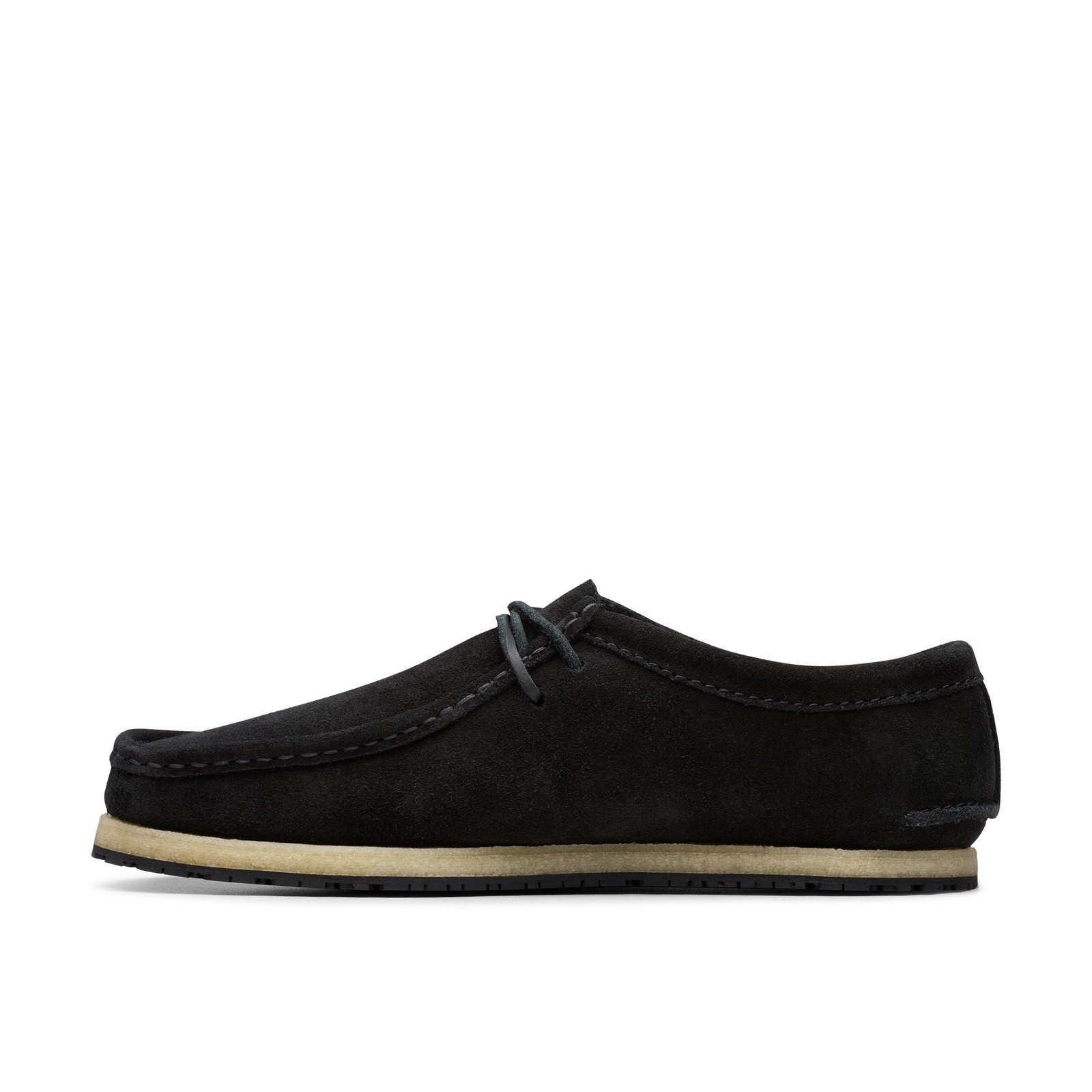 Clarks Originals Mens Godney Lace Black Suede Casual Shoes