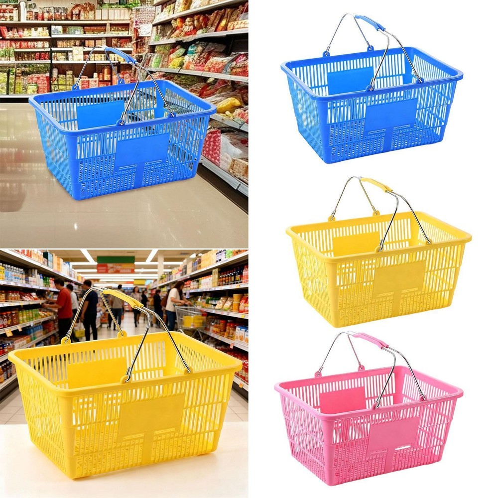Shopping Basket Storage Basket Storage Holder Multifunction Sturdy Multipurpose