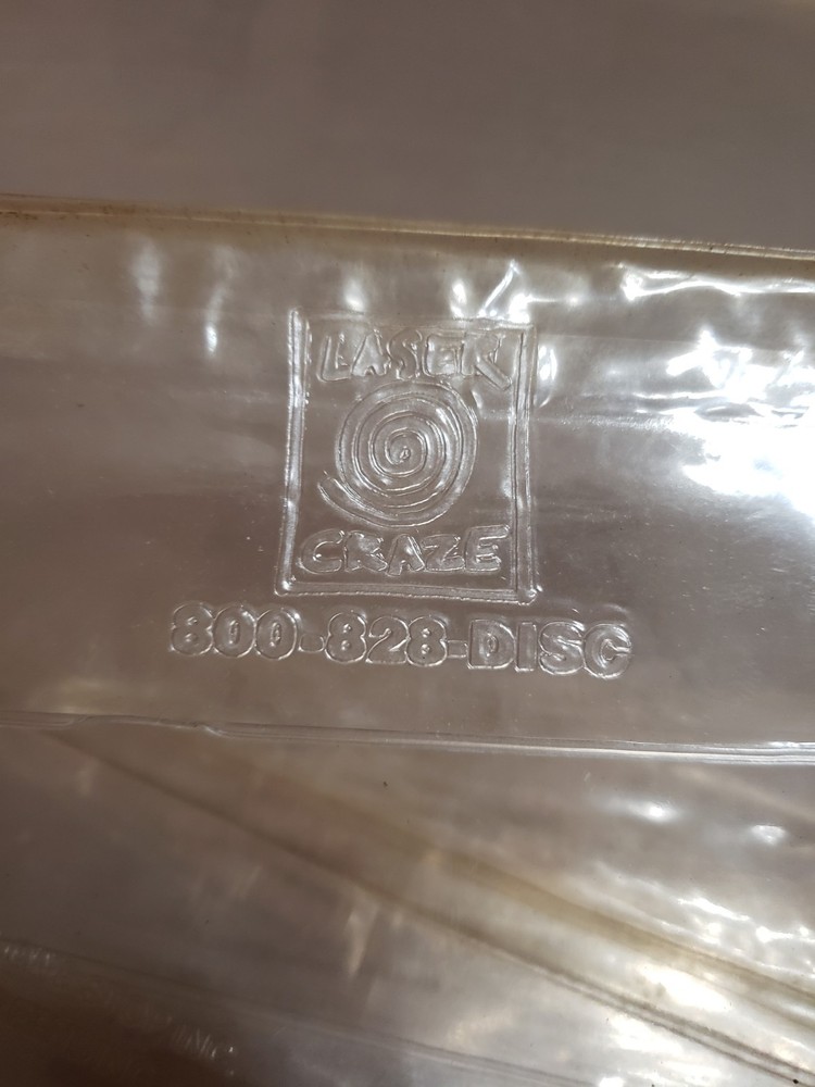 285 Dusty Dirty Laserdisc Sleeves Thick Protective Covers Outer Plastic