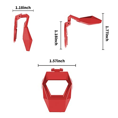 Push to Start Button Cover Universal Car Engine Ignition Start Stop Push Red