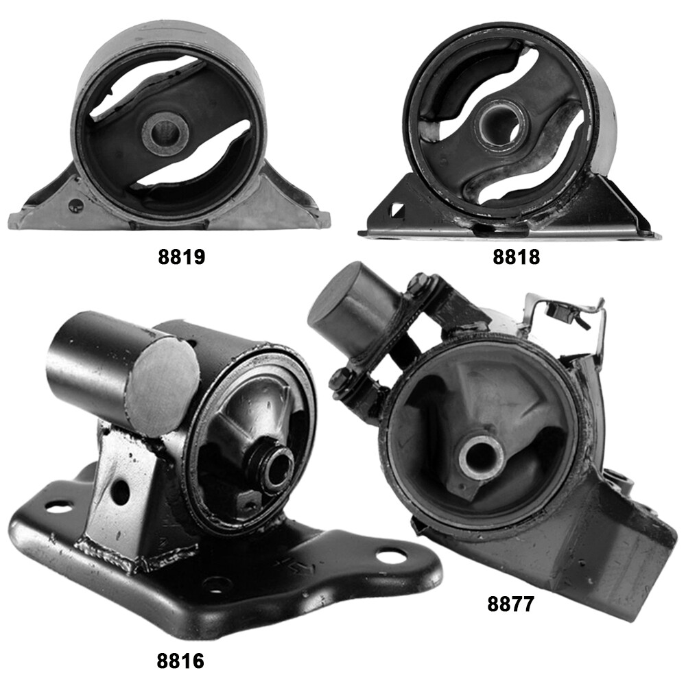 Engine Mounts & AUTOMATIC Trans. Mount 4PCS Set For Mitsubishi Mirage L4-1.8L