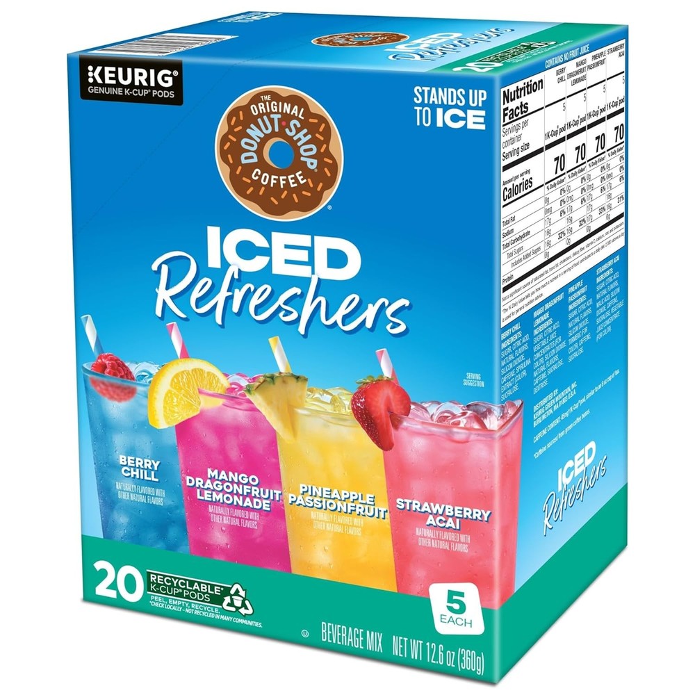 Iced Refreshers K-Cup Pod Variety Pack 20-Count