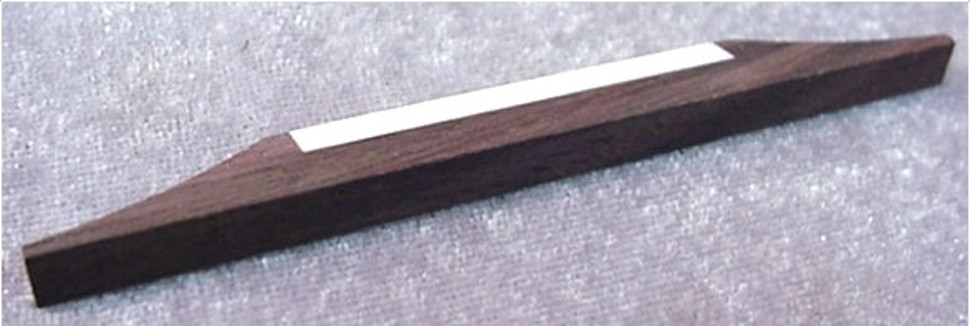 FLAT TOP MANDOLIN BRIDGE WITH SADDLE FOR GUITAR MAKER