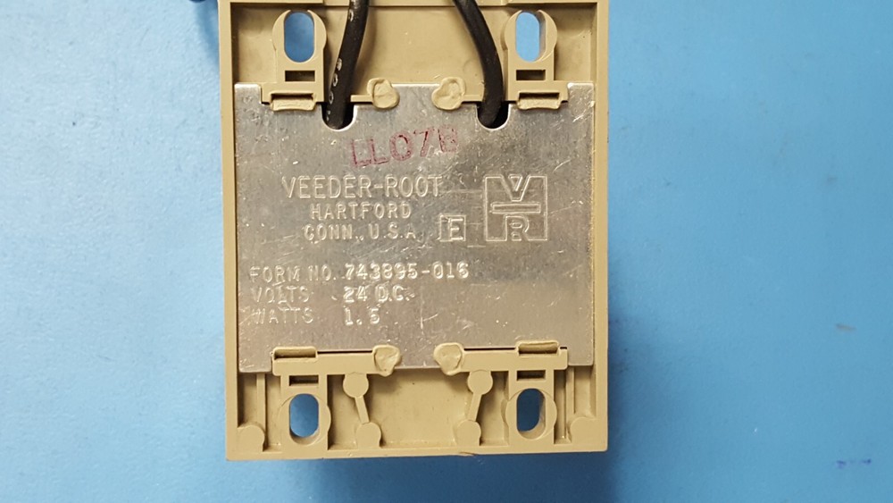 5 DIGIT COUNTER , 743895-016 , VEEDER-ROOT , 24VDC , WITH FRONT RESET