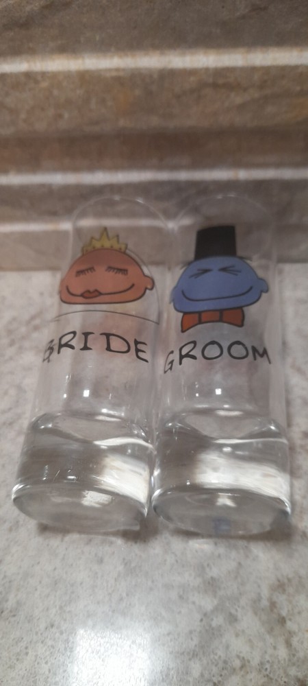 Bride And Groom Shots Glass