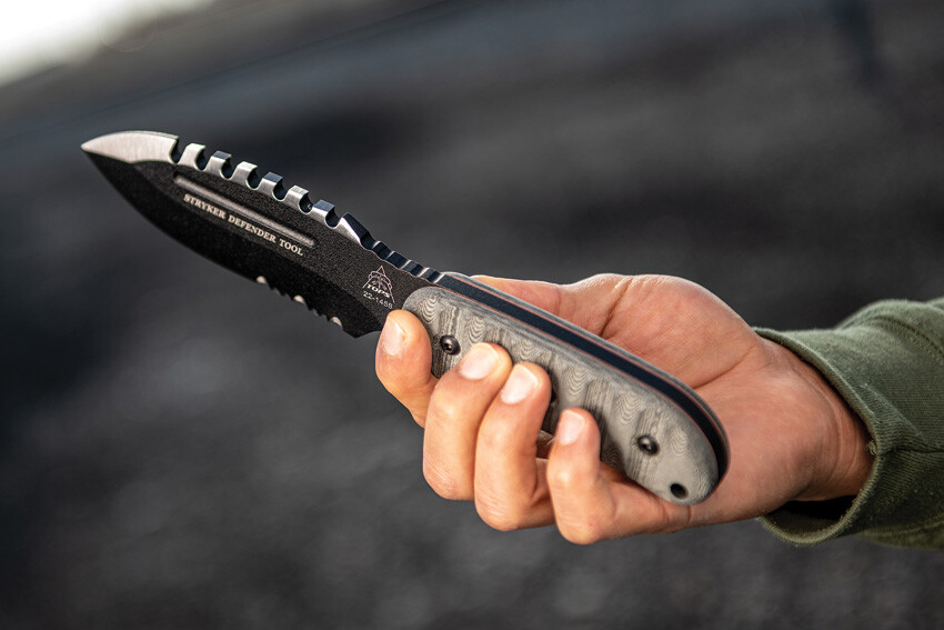 New TOPS Stryker Defender Tool Fixed Blade Knife DEFT-01