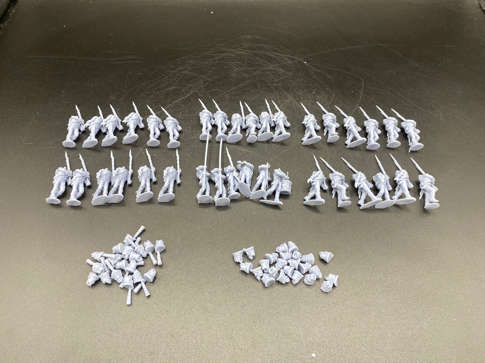 28mm, 3D Printed, Napoleonic, Russian 1812 Line Infantry (36), Black Powder