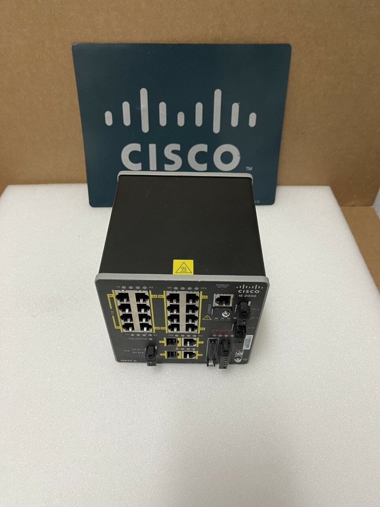 Cisco IE-2000-16PTC-G-E Industrial Network Switch Managed Fast Ethernet