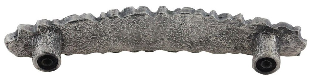 3-3/4" Rose Bud Pull Solid Antique Pewter