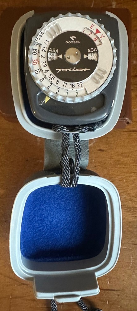 Vintage Gossen Pilot CDS Handheld Precision Photography Light Meter w/ Case