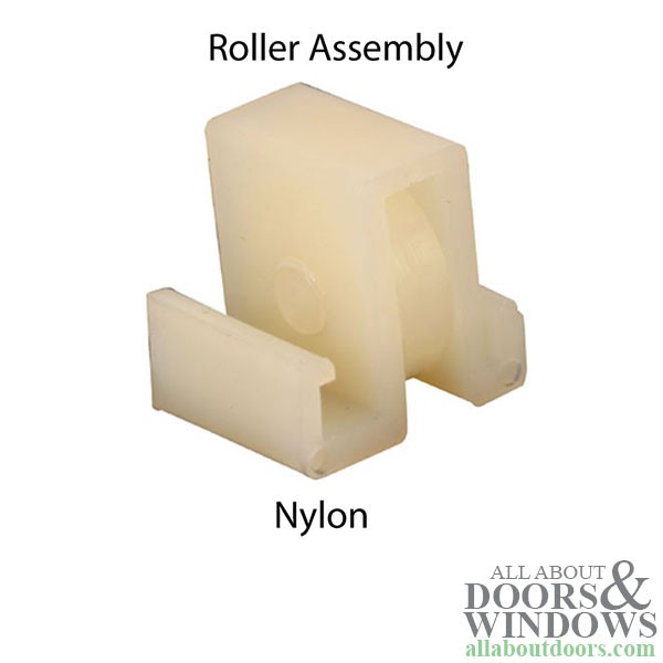 Roller Assembly (Flat) - Sliding Windows, Nylon