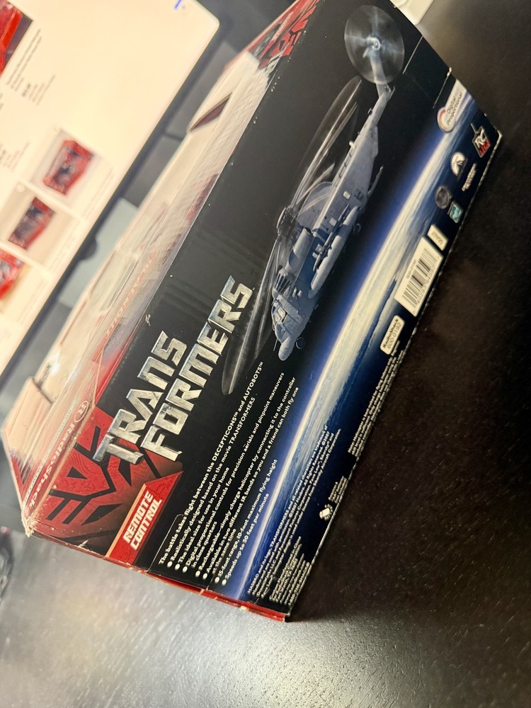 RadioShack Transformers Blackout Infrared Remote Control Helicopter 2007 SEALED