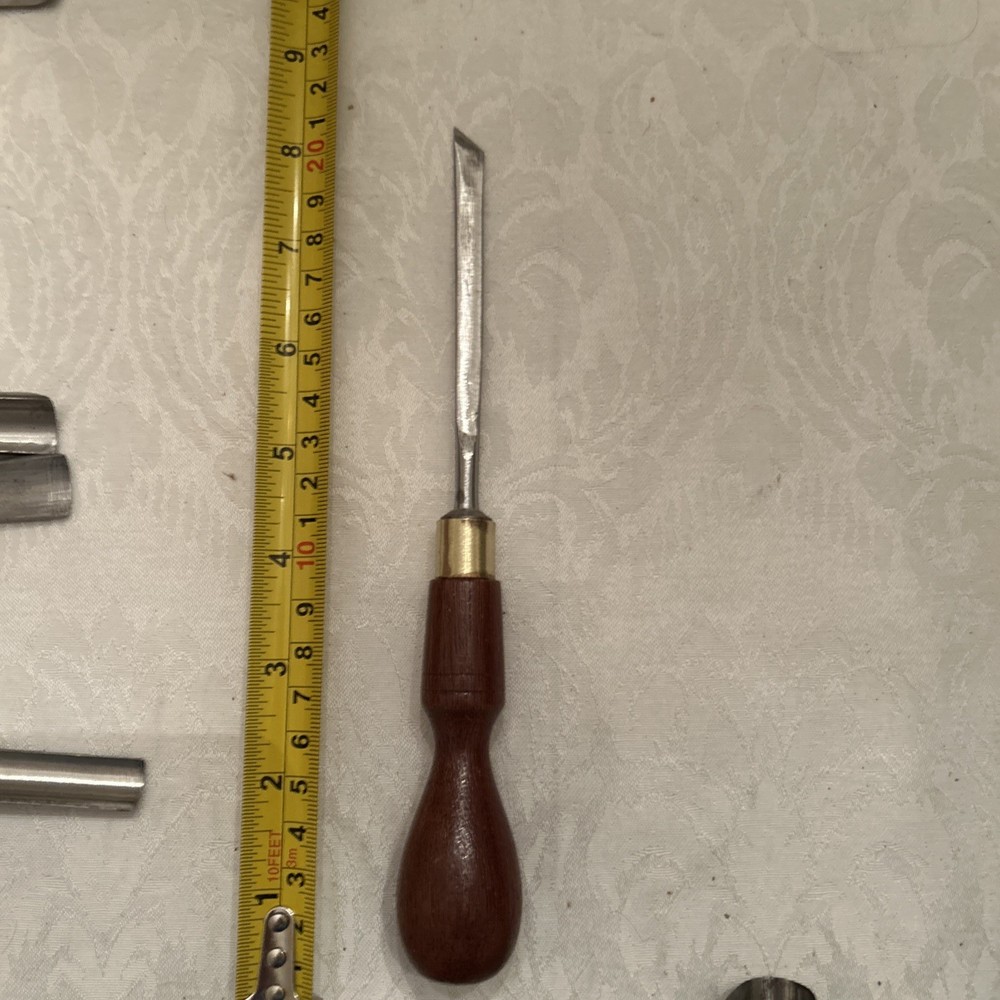 Marples # 1S / 8mm Straight Carving Chisel Excellent Condition Sharp