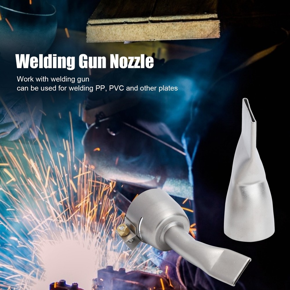 2Pcs Welding Flat Nozzle 20mm Small 40mm Large Tip For Welder Tool BEA