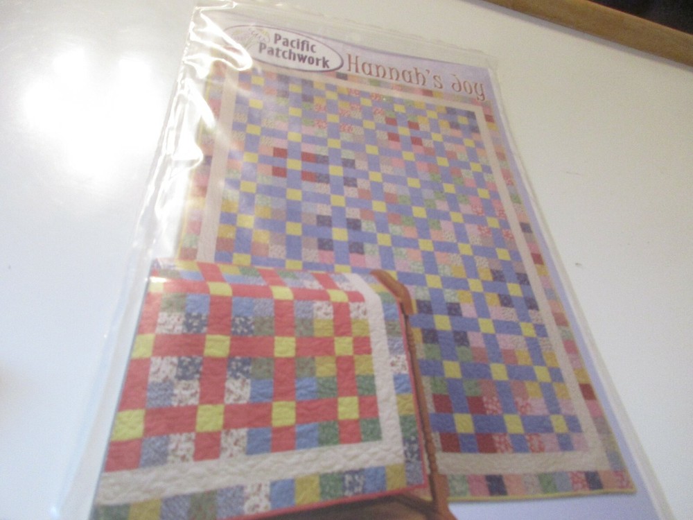 Hannah's Joy Quilt Pattern Pacific Patchwork #PPW-259 Paula Stoddard 2004 NIP