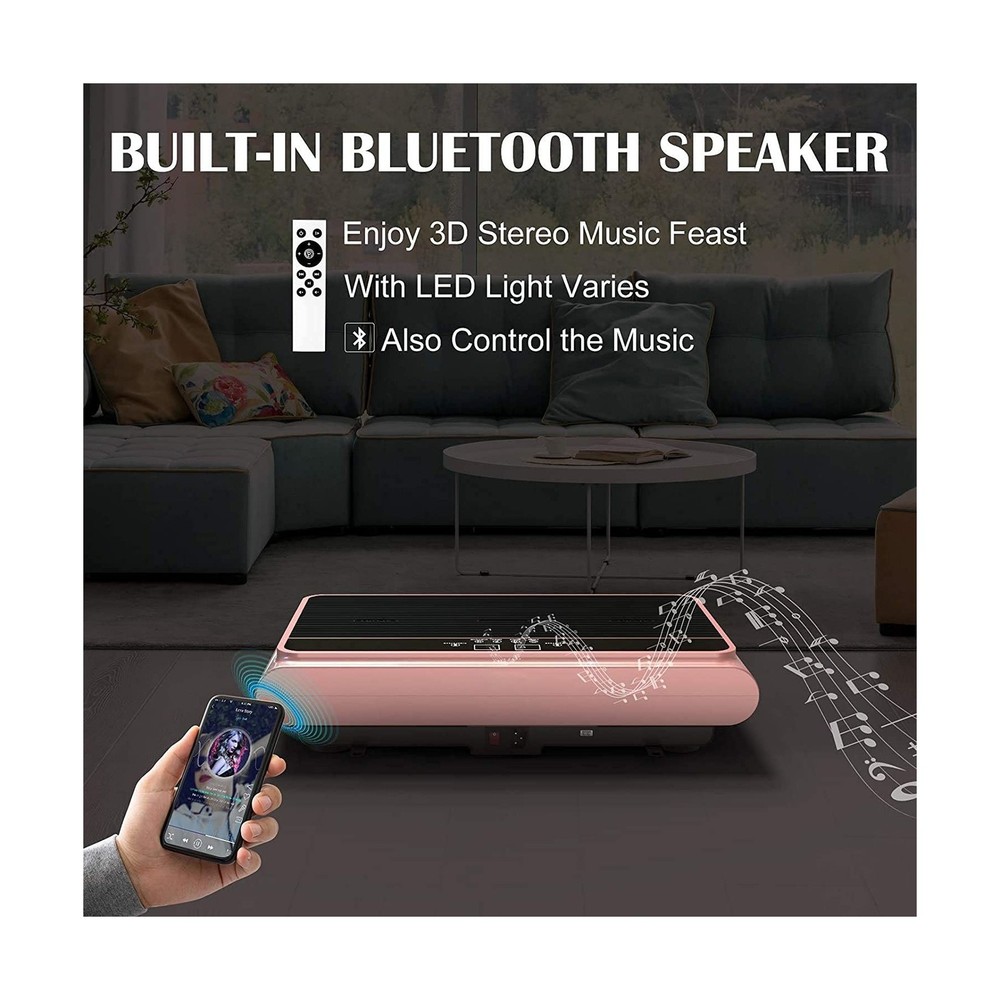 Vibration Plate Exercise Machine Whole Body Vibration Platform Machine with P...