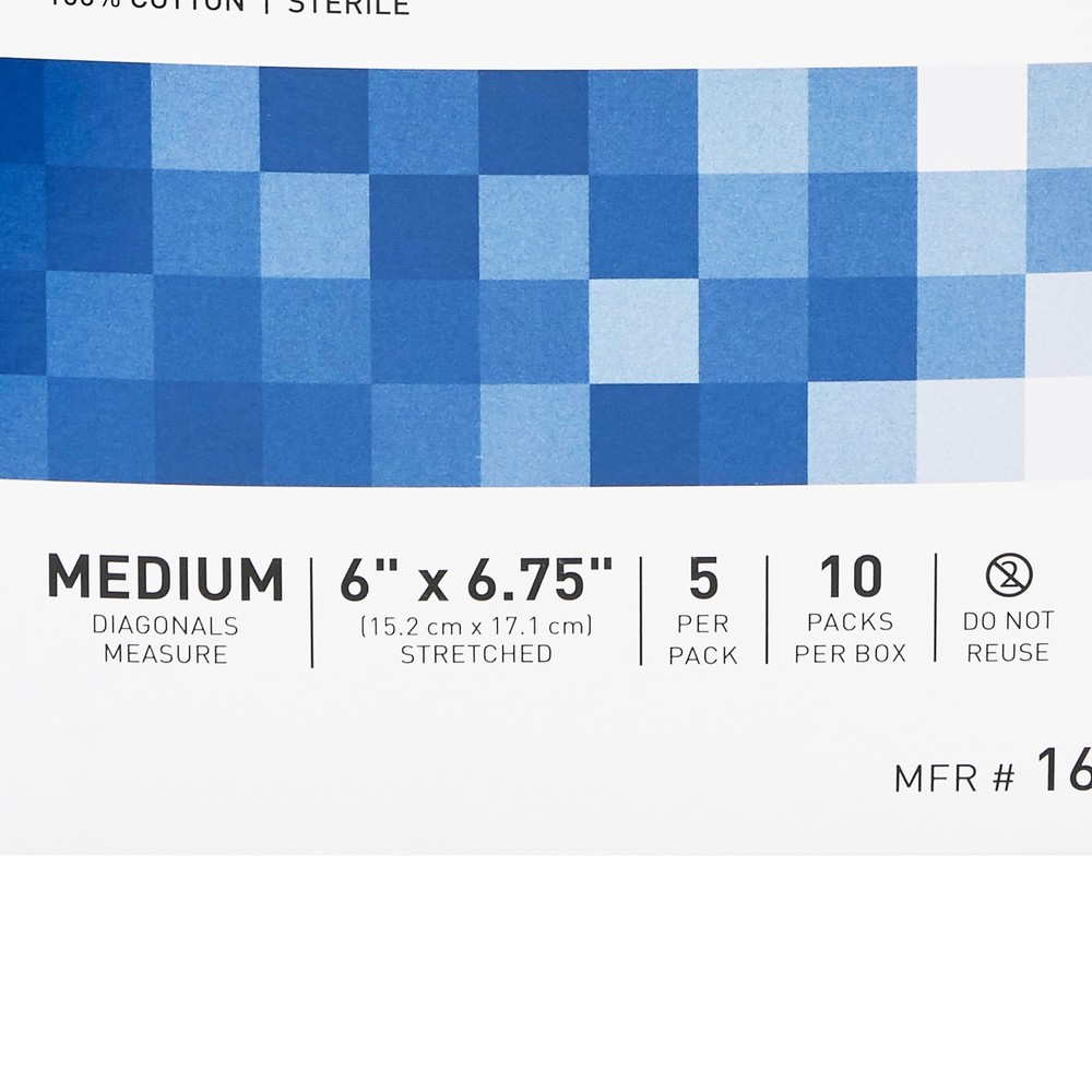 McKesson Fluff Dressing Sterile 6 x 6.75" 10 Pack(s) 5 per Pack