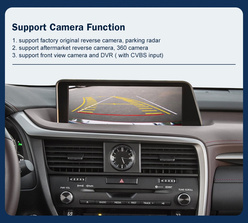 Roadtop Wireless CarPlay Android Auto Retrofit Kit Module For Lexus RX 2016-2019