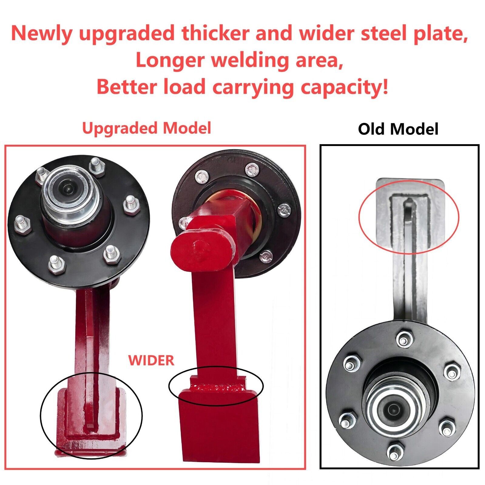 Superior Shipping Container Wheels, 6x 5.5 Lug ，Container spindle mobile kit