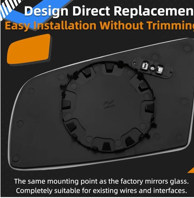 Passenger Side Mirror Replacement for BMW 5 Series E60 E61 2004 2005 2006 2007