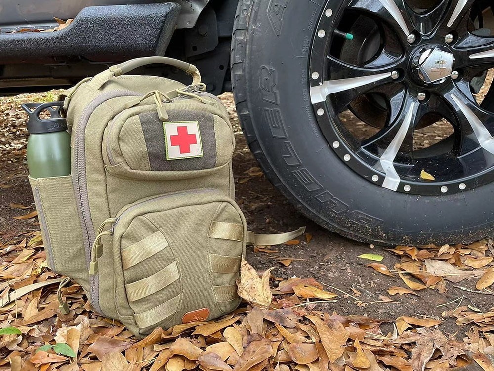 Roaring Fire Brushfire Tactical Backpack, Light FDE, 15.75x10.: RF-Backpack01-OD