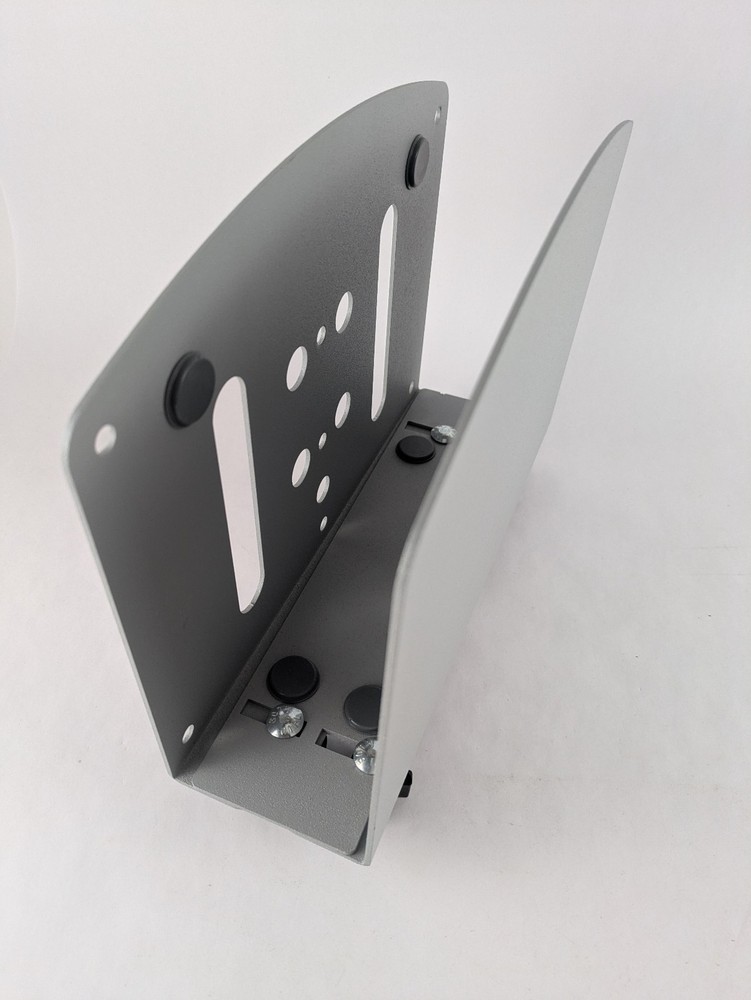 Track Mount Thin CPU Computer Holder - Fits Standard Equipment Device Rail