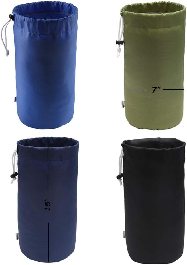 Durable Drawstring Water Resistant Dust Flap Small, Black, Navy, Blue, Green