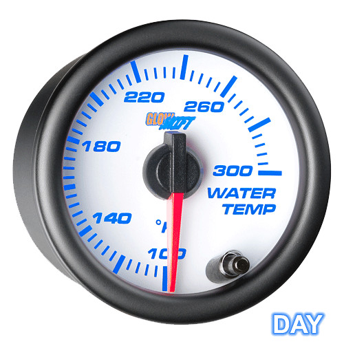 Slightly Used GlowShift White 7 Color Water Coolant Temperature Gauge Kit