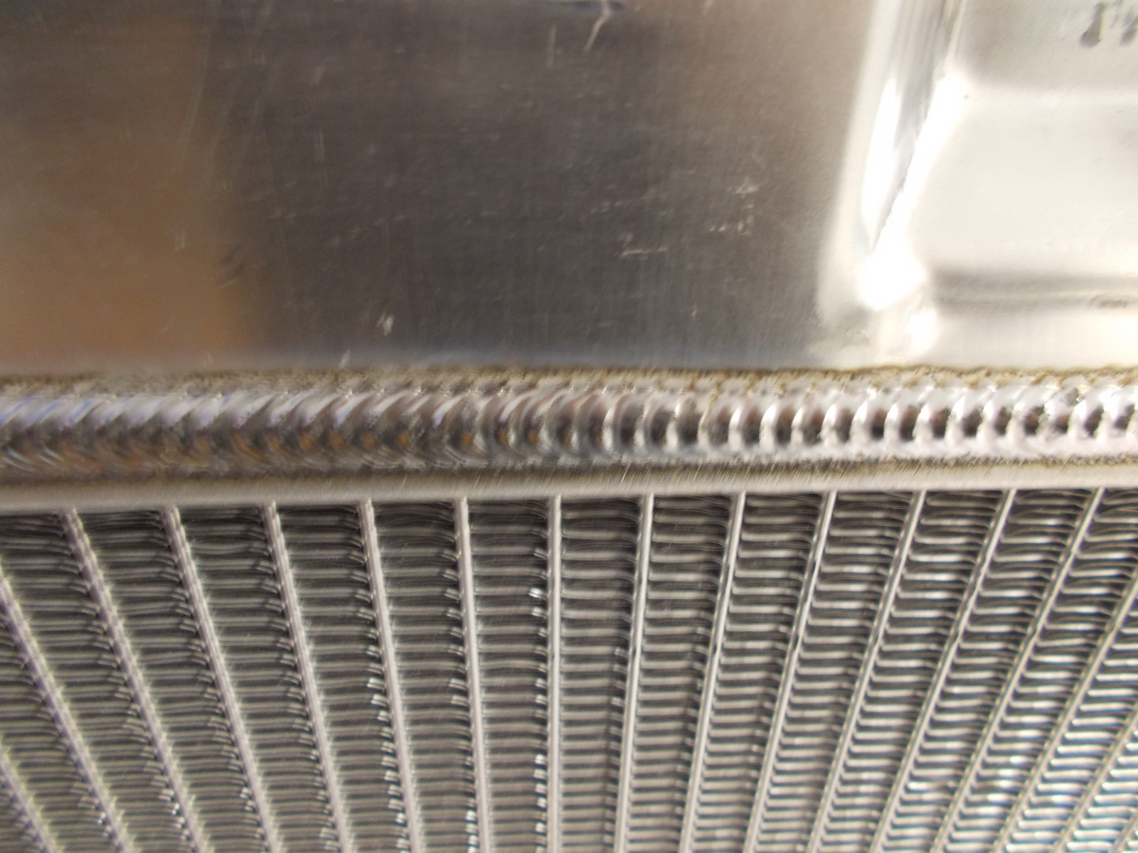 1966-72 Mopar B & E Body Black Aluminum 26" Radiator Roadrunner Challenger Cuda