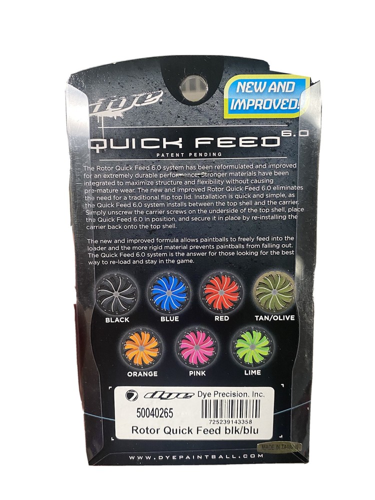 Dye Rotor LT-R Quick Feed 6.0 - Black / Blue