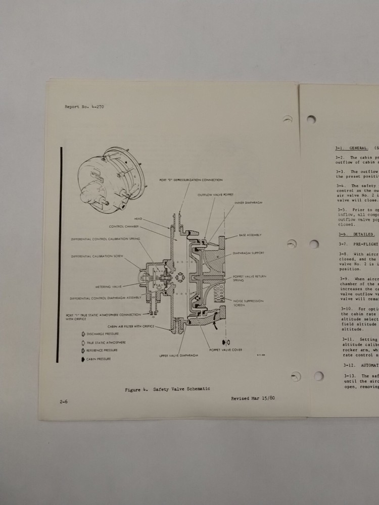 Garrett Cabin Pressure Control System 140468A Operation & Maintenance Instruct