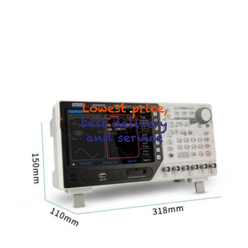 Free Shipping 1PC NEW Hantek Arbitrary waveform Function generator HDG6202B