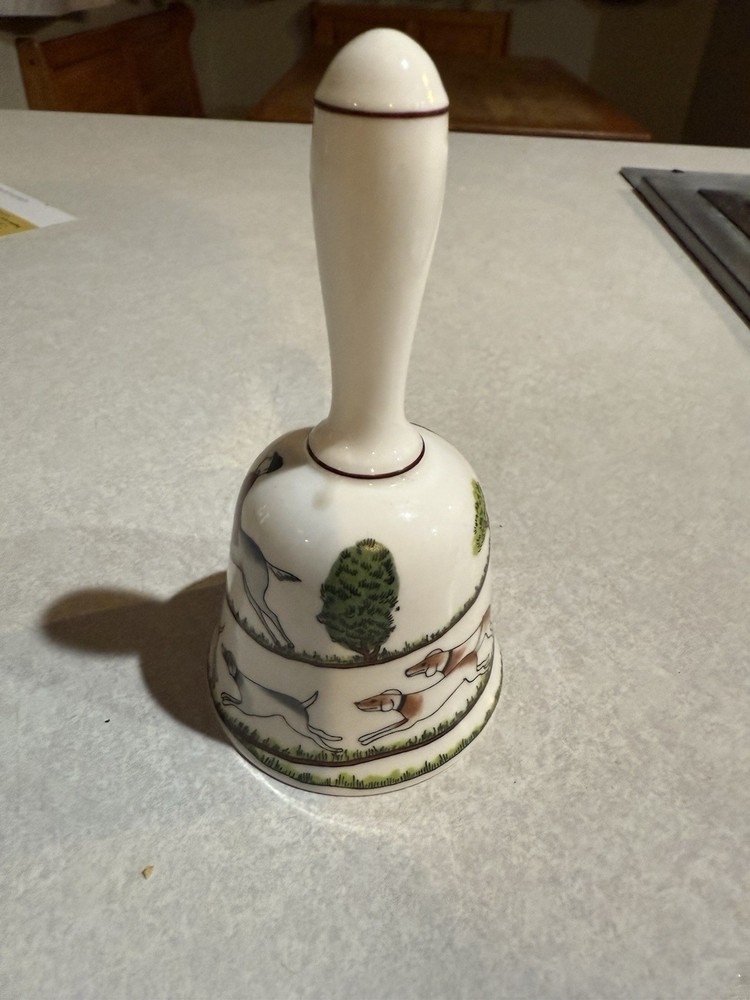 Colbert Hunting Scene Bone China Bell