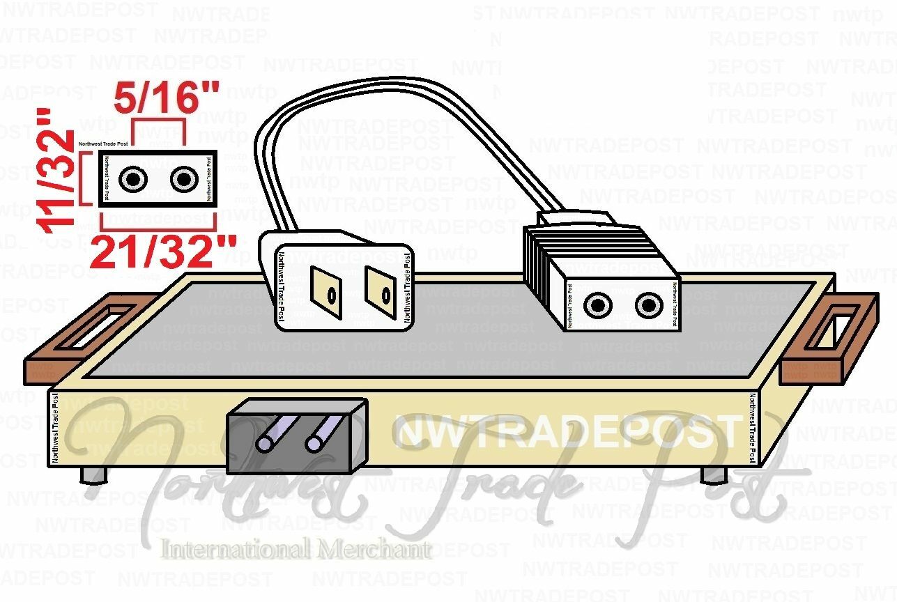 Replacement 6ft Power Cord for Vintage Solid State TV Stereo Radio 2-Prong Pin