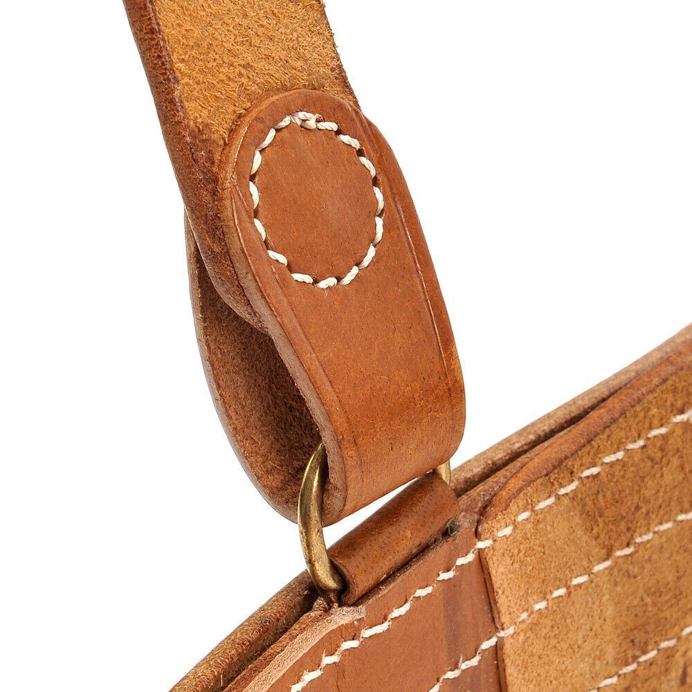 Sam Browne Belt with Shoulder Strap Brown Leather WW1 will fit 46" to 50"