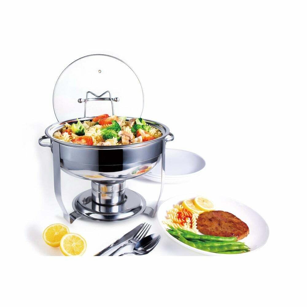 Culinary Edge 03840 4 Quart Stainless Steel Chafing Dish