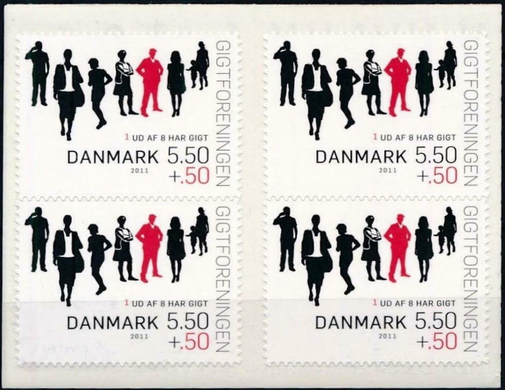 DENMARK Sc. B99a Eight People 2011 booklet MNH