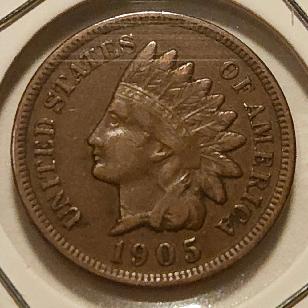 1905 Indian Head Cent - VF/XF
