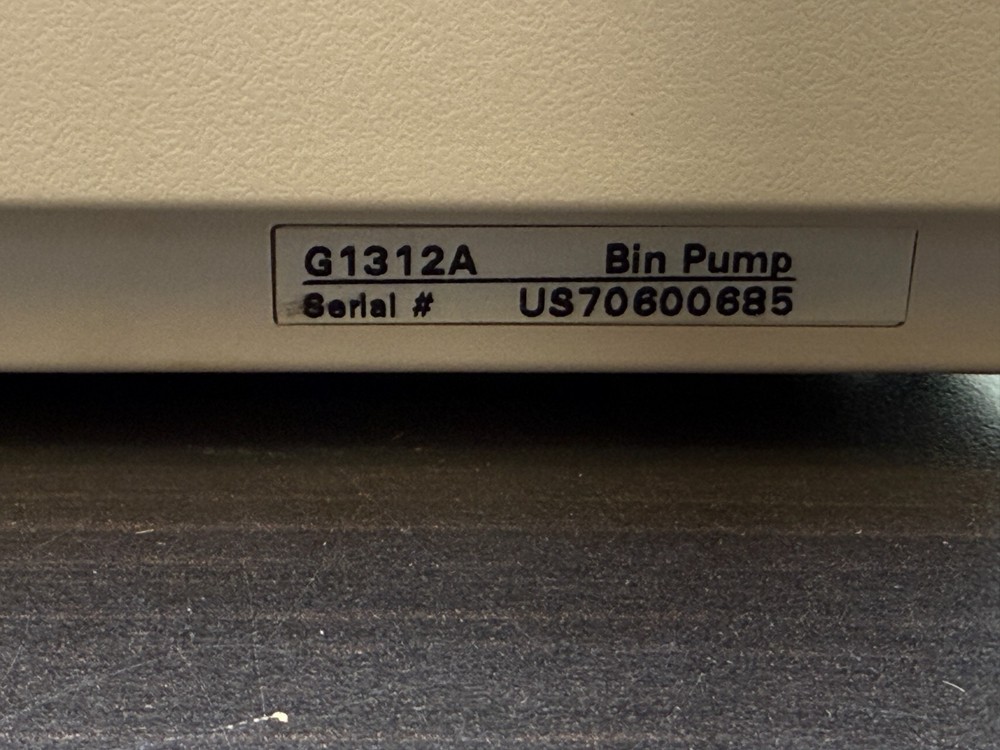 Agilent G1312A Binary Pump HPLC System