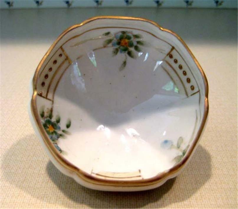 Noritake Nippon Footed Master Open Salt Nut Dish